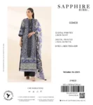 Sapphire Elvan Winter Collection 2025 – digital printed linen shirt, linen dupatta, and trouser – 8 designs – Pakistani unstitched winter suits for women