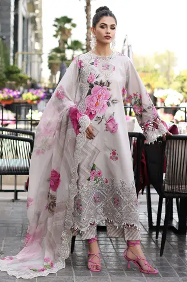 Asim Jofa Premium Digital Silk Unstitched Suit with Heavy Embroidery Asim Jofa silk unstitched premium suit with digital silk shirt, embroidered daman, embroidered sleeves, trouser, and dupatta β Pakistani designer wear 2025