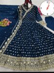 Premium Angrakha Embroidered Maxi